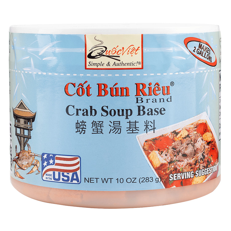 Quoc Viet Crab Soup Base, Cot Bun Rieu 10 oz