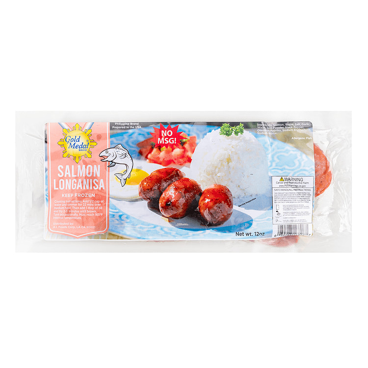 Gold Medal Salmon Longanisa 12 onza(s)