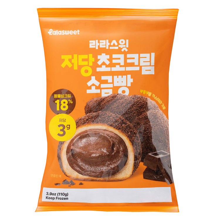 Lalasweet low-sugar choco cream salted bread 110 g