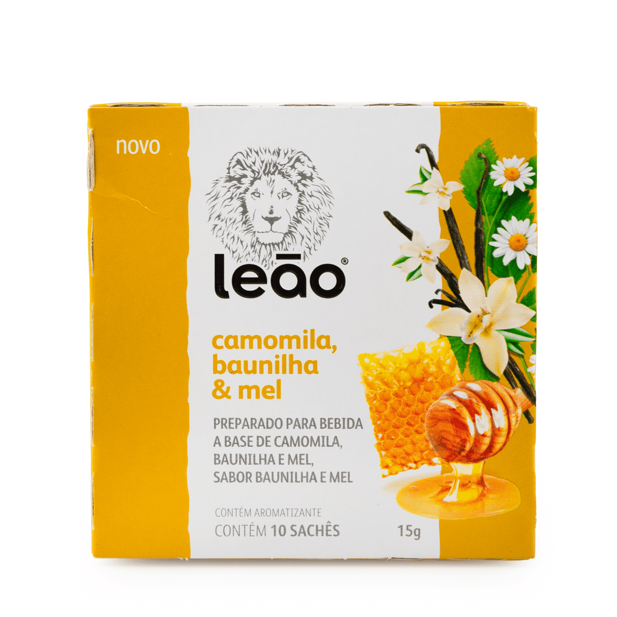 Chá Mate Leão – Camomila, Baunilha & Mel 15 g