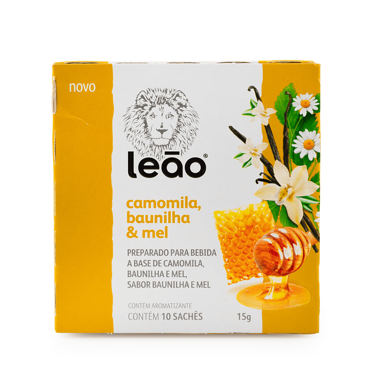 Leão Mate Tea – Chamomile, Vanilla and Honey 15 gramo(s)