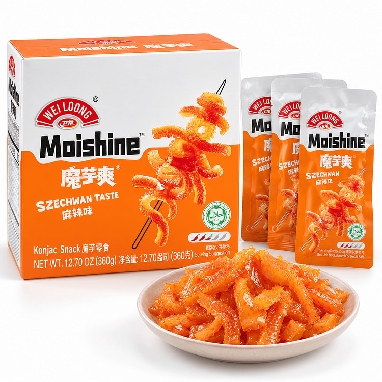 Weilong Spicy Konjac Snack 20pcs