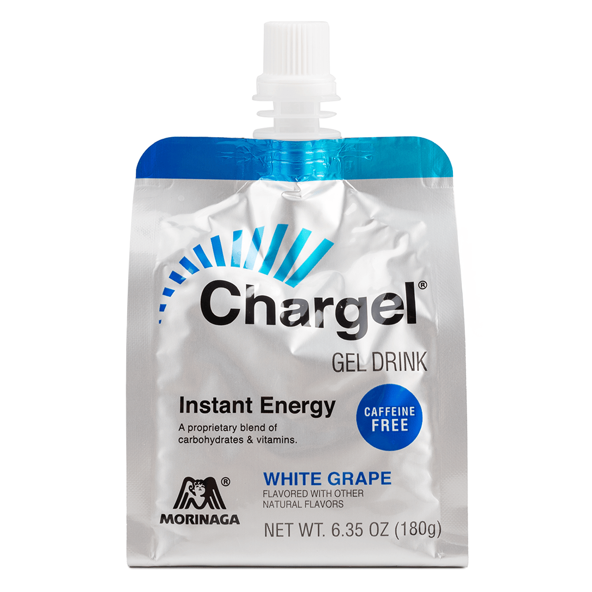Get Morinaga Chargel Energy Jelly Drink White Grape Flavor 6.35 oz