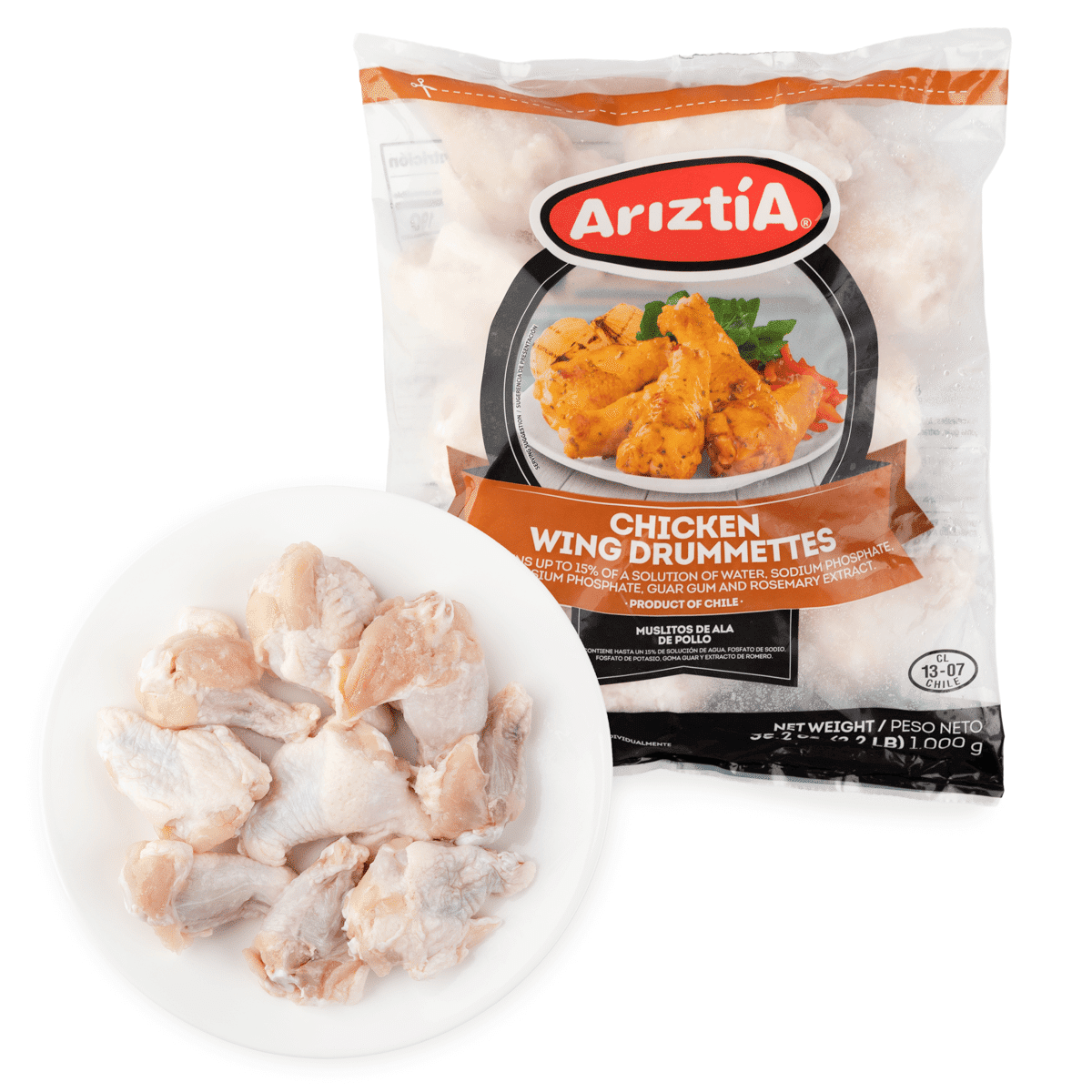 Ariztia IQF Chicken Wing Drummettes 2.2 lb