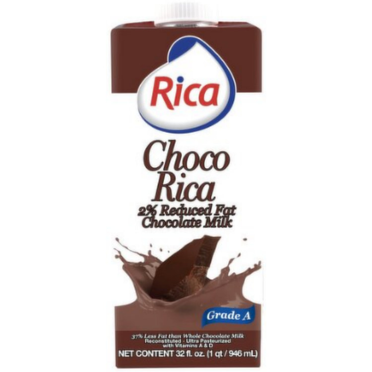 Rica 2% Reduced Fat Chocolate Milk 32 fl.oz