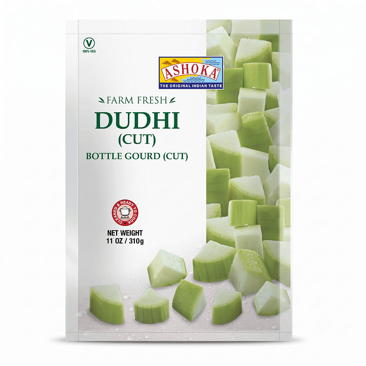 Ashoka Bottle Gourd (Dudhi) Cuts Frozen 11oz 310 g