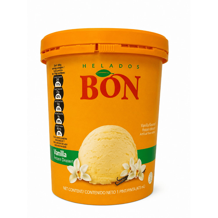 Bon Frozen Dessert Vanilla 16 oz