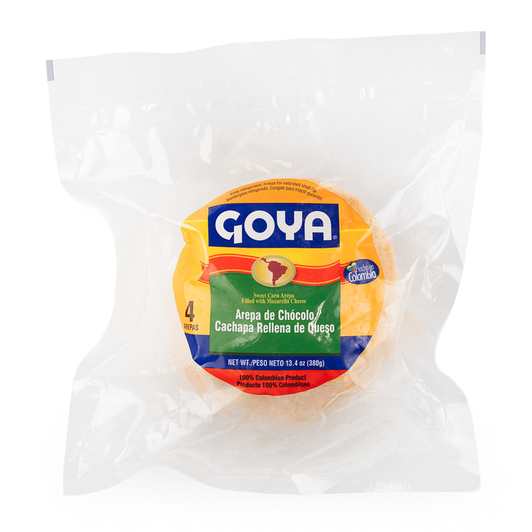 Goya Sweet Corn Arepa Filled with Mozzarella Cheese 380 g