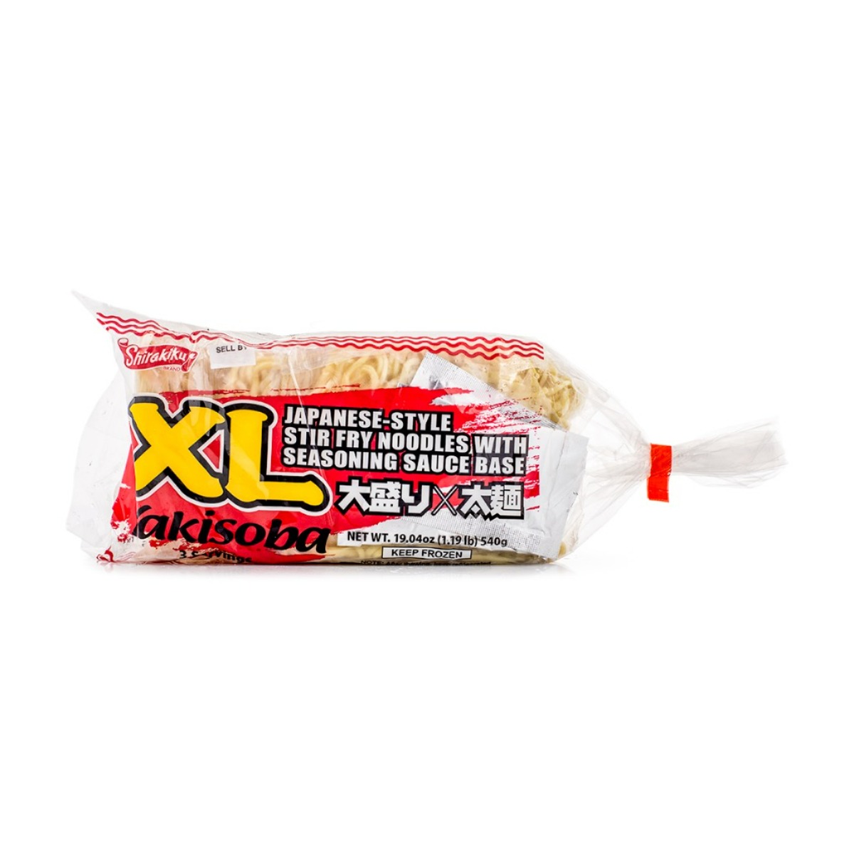Shirakiku XL Yakisoba, Frozen 540 g