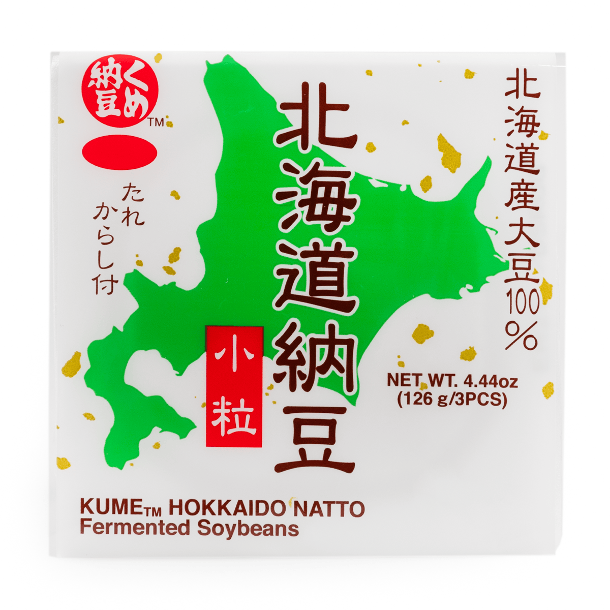 なっとう様 金のつぶ とろっ豆 納豆 3パック 130 グラム - Weee!