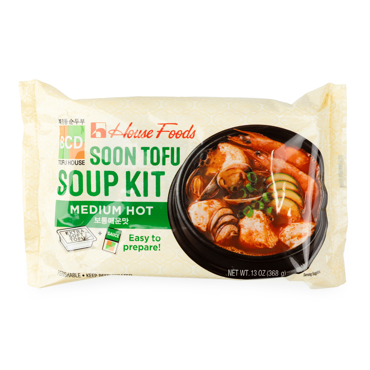 House Foods 韩式豆腐煲 中辣 13 盎司