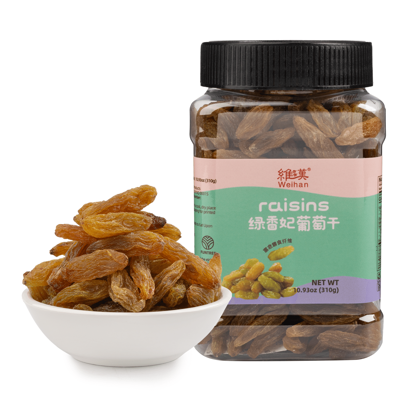 Weihan Green Concubine Raisins 310 g