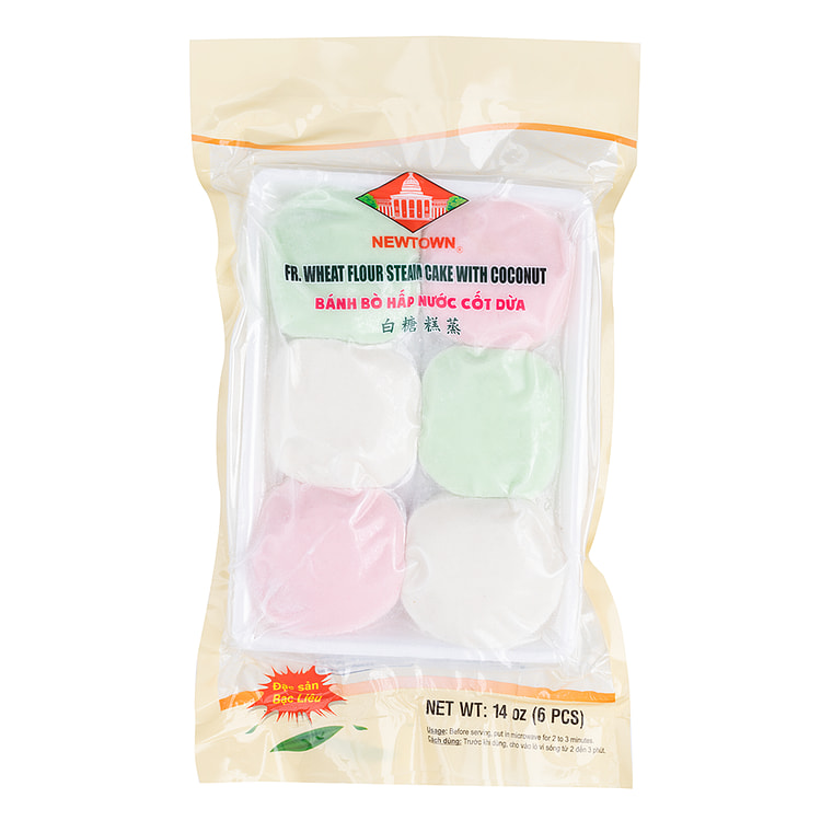 Bánh Bò Hấp Nước Cốt Dừa Đông Lạnh Newtown 16 oz