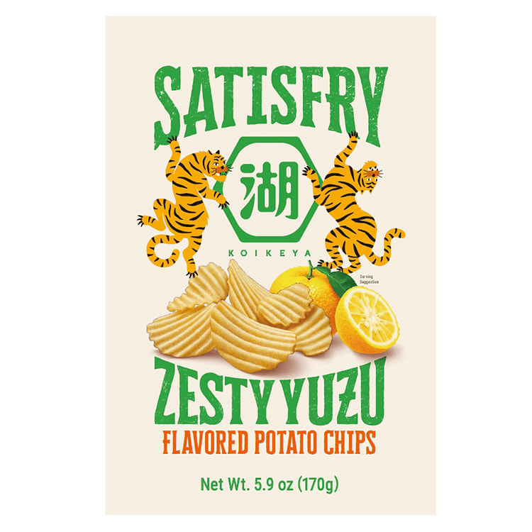 Koikeya Satisfry Zesty Yuzu 5.9 oz