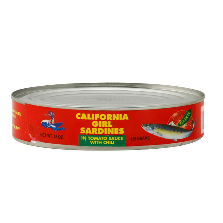 California Girl Sardines in Tomato Sauce 15 oz
