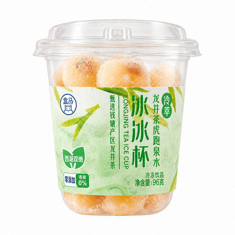 Hema Longjing Green Tea Ice Cup, Frozen 96 g (min 2)