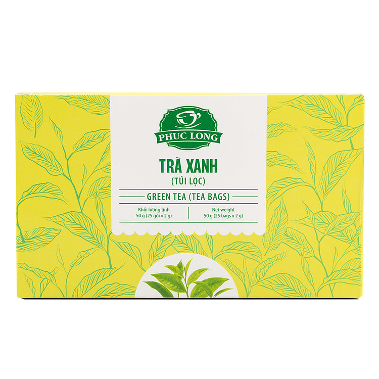 Phuc Long Green Tea Bags 50 g