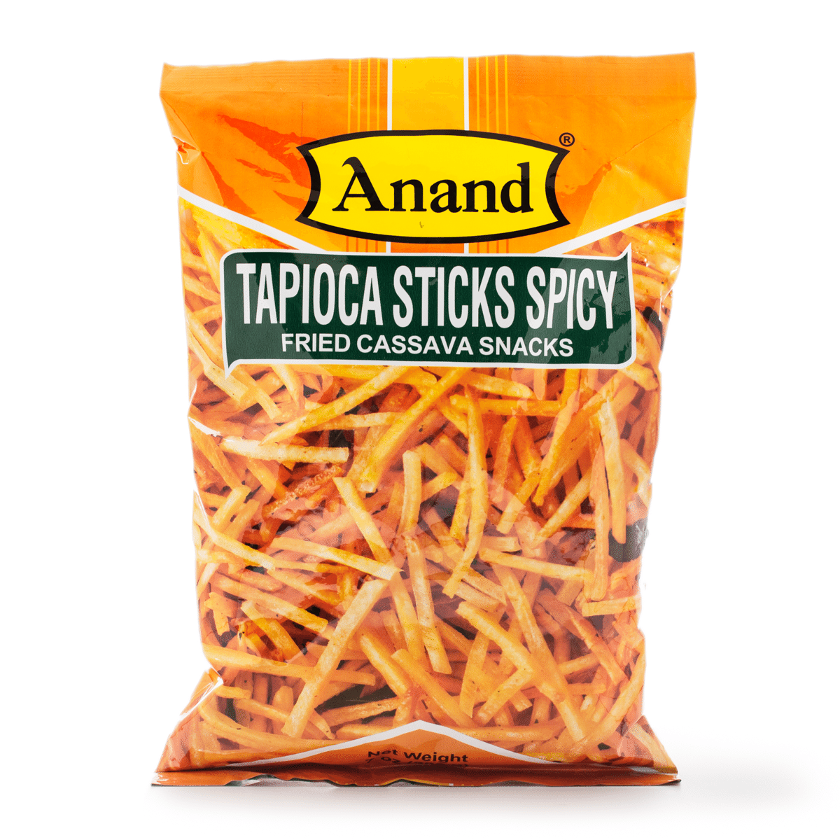 Anand Tapioca Sticks Spicy (Fried Cassava Snacks) 200 g*20 pack