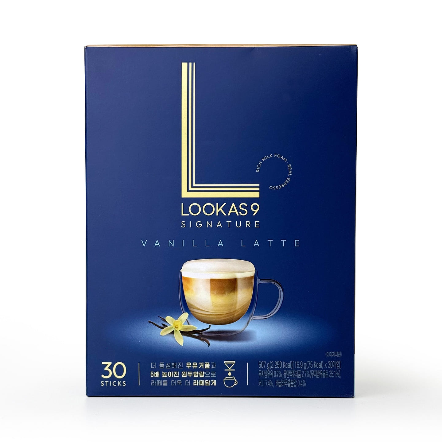 NAMYANG Lookas 9 Vanilla Latte 16.9 g*30 counts