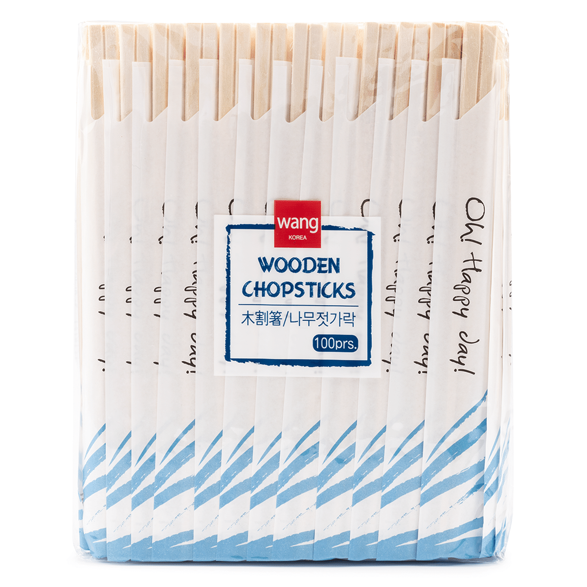 Wang Korea Wooden Chopsticks 100pk 1 each