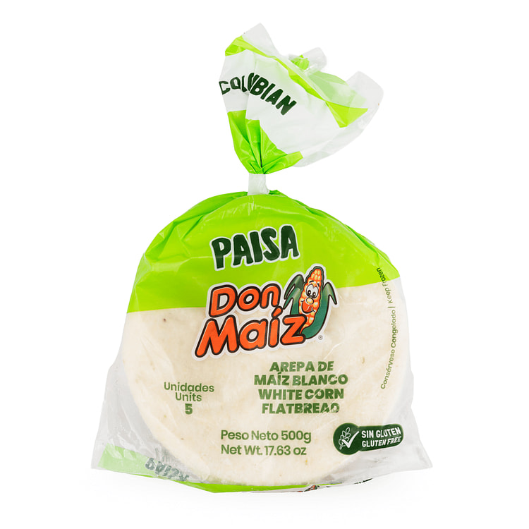 Don Maiz Arepa de Maiz Blanco x5 500 gramo(s)