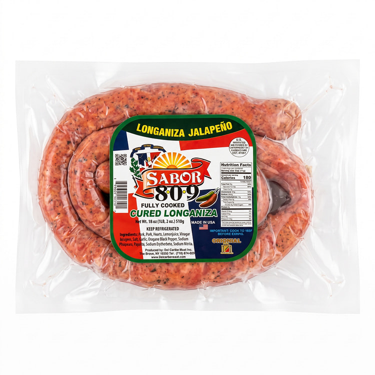 Flavor 809 完全調理済みキュアドスパイシーソーセージ 18 オンス