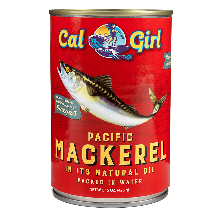 Cal Girl Pacific Makerel 15 onza(s)