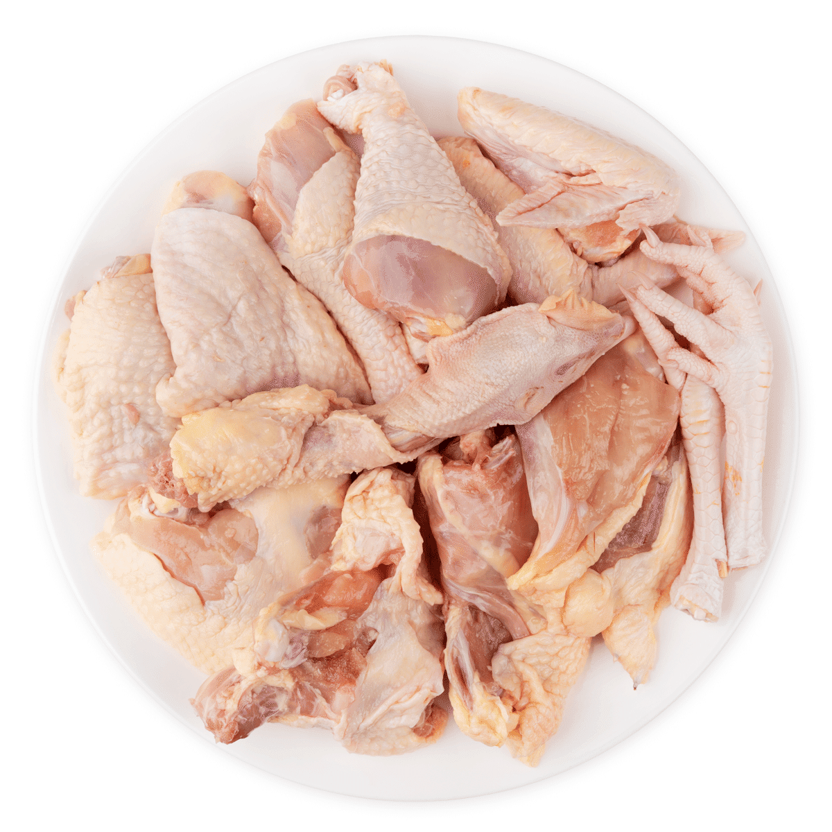 Kui Fei Free-Range Whole Chicken, Cut-Up (10 Pieces), Frozen 2.7-3 lb