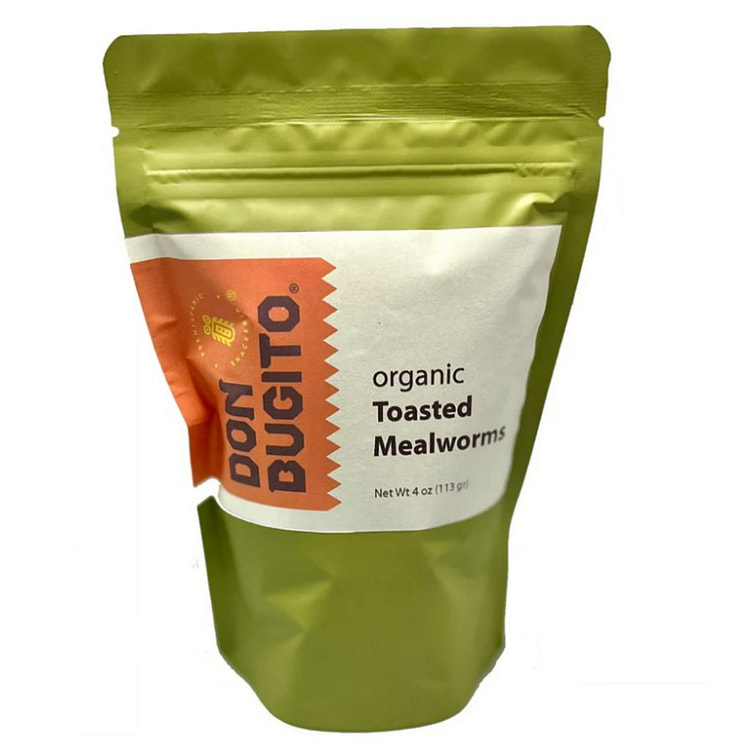 Don Bugito Toasted Mealworms 4 oz