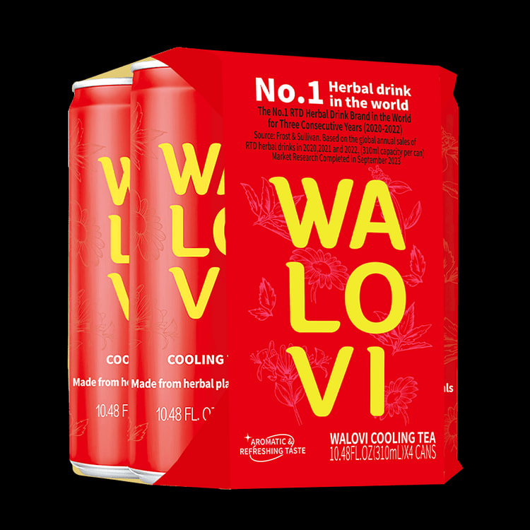 WALOVI (WANG LAO JI) HERBAL TEA 310 ml*4 cans