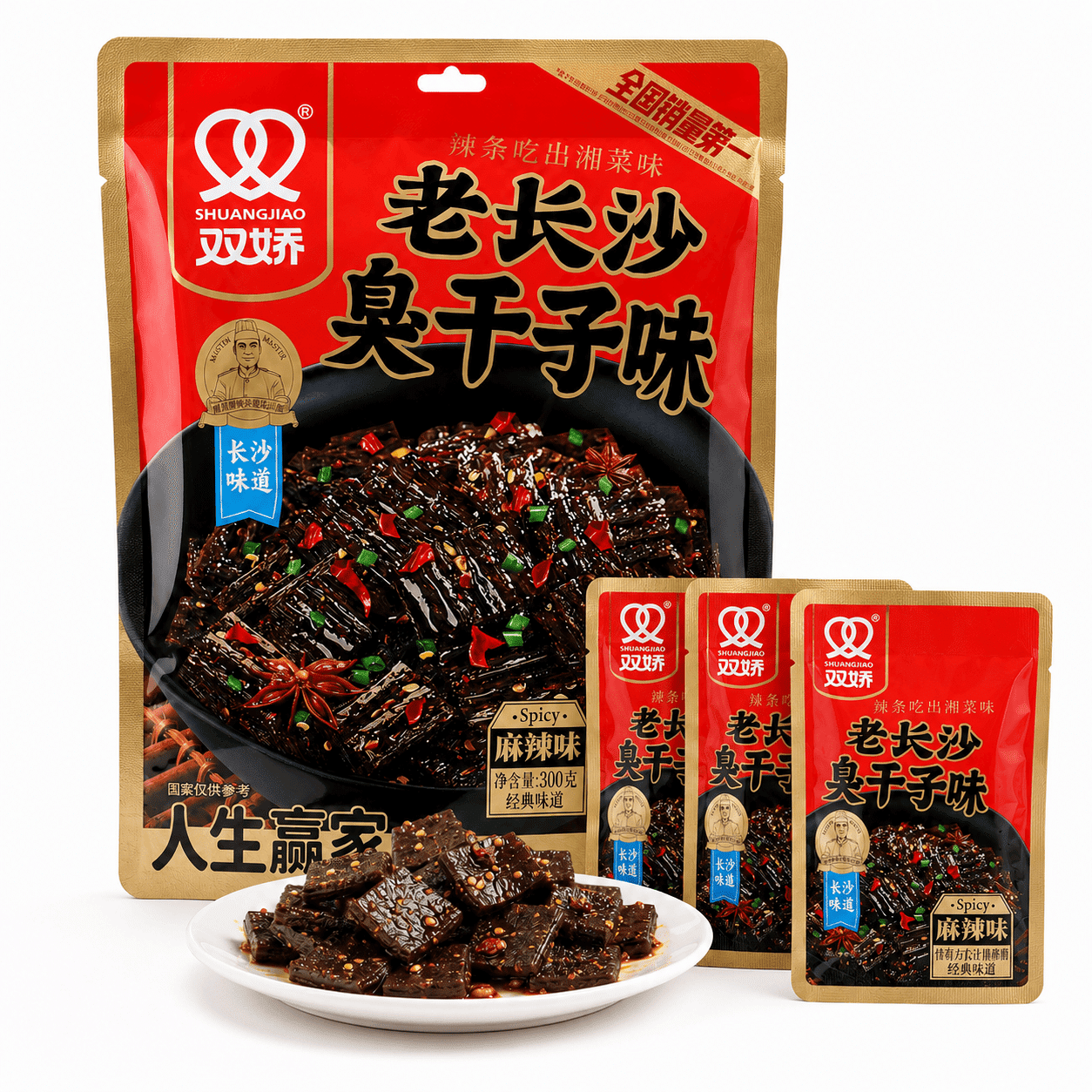 Spicy Seasoned Flour Snack Stinky Tofu Flavor 300 g