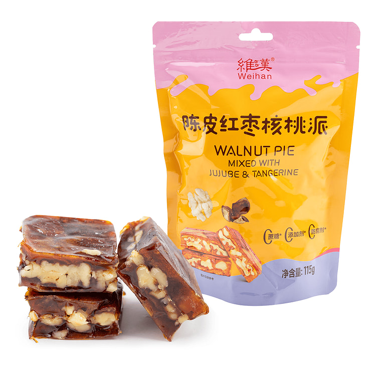维汉 陈皮红枣核桃派 115 克