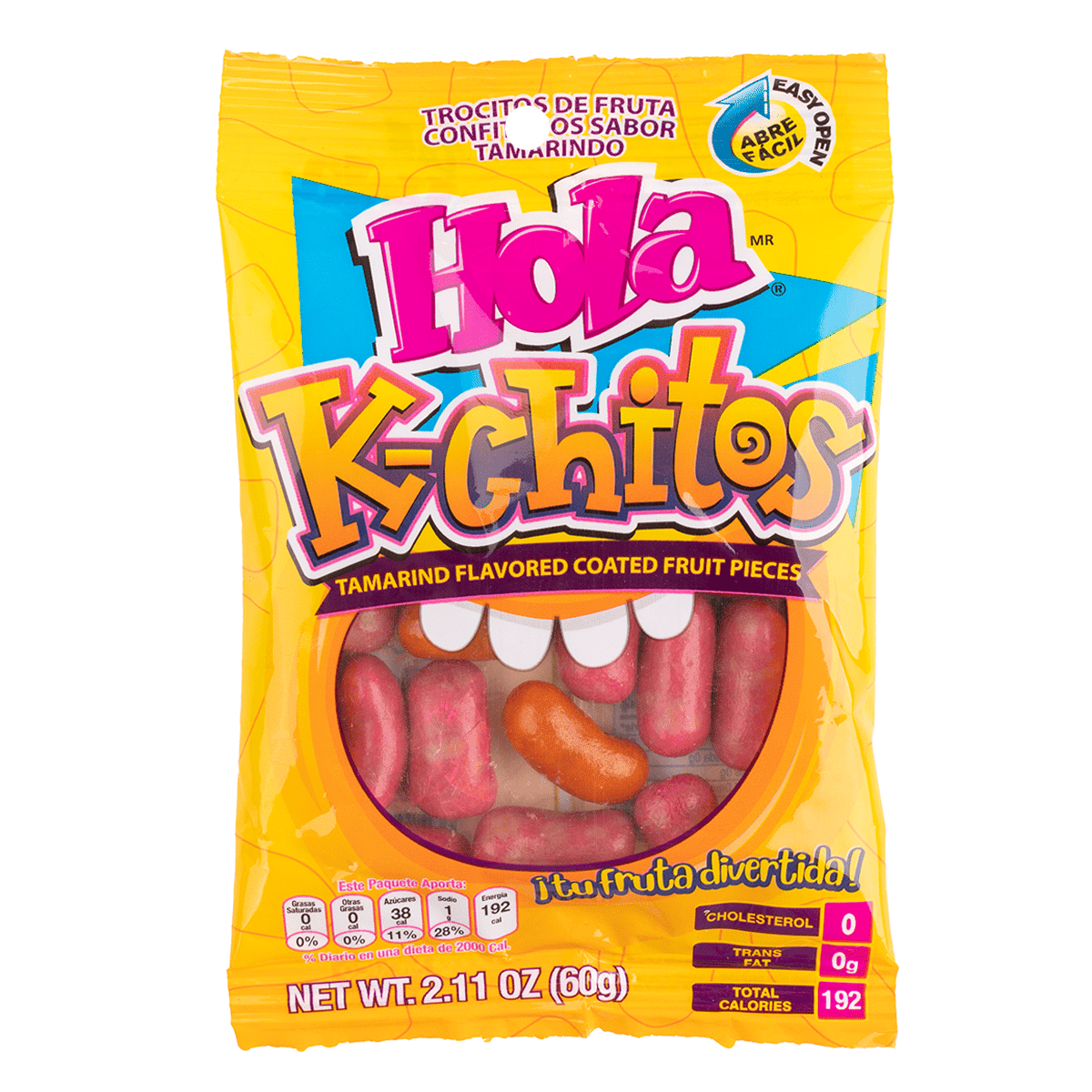 Hola K-Chitos Tamarind Flavored Coated Fruit Pieces 2.11 oz