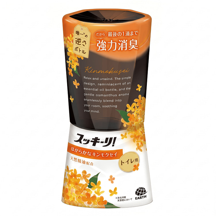 阿斯制药 (Earth) Sukki-ri 强力卫生间除臭芳香剂香氛 金木犀金桂花香 400 毫升