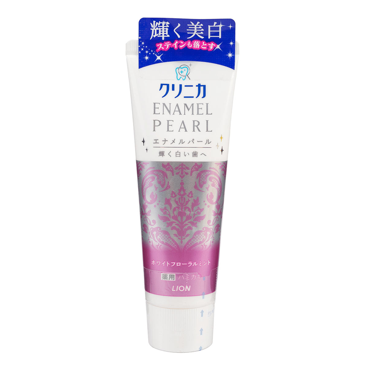 Pasta de Dente Clareadora LION CLINICA Enamel Pearl (Hortelã Floral Branca) 1 unidade(s)