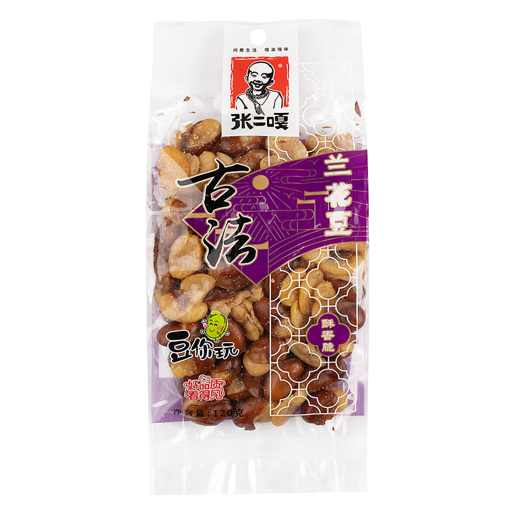 张二嘎 古法兰花豆 120 克