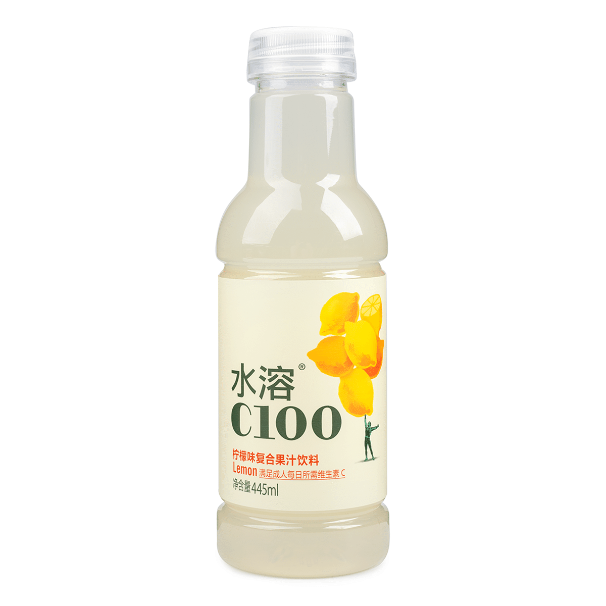 C100 레몬 음료 445 밀리리터
