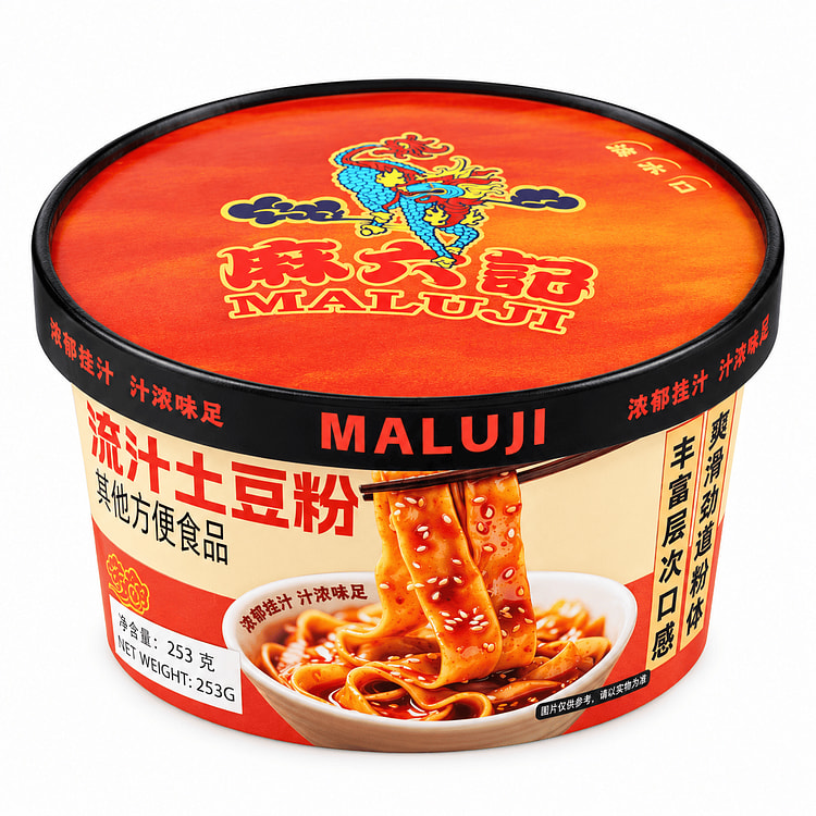 麻六记 流汁土豆粉 253 克