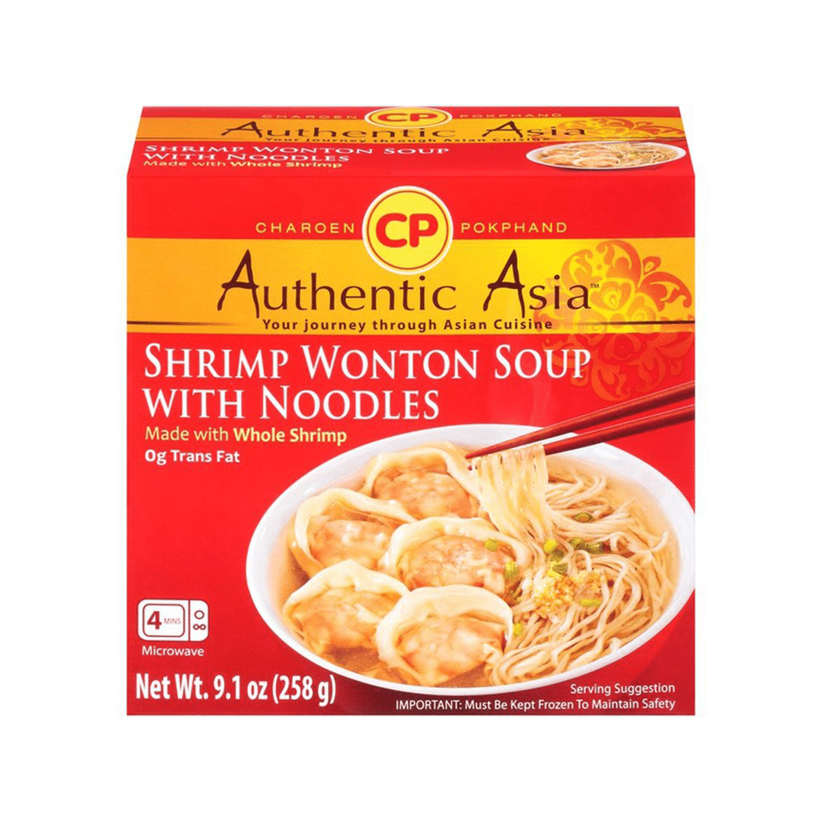 RAW SHRIMP WONTON 9.1 onza(s)