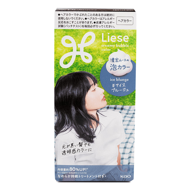 Kao Liese Tinta de Espuma Cor Cinza Meia-Noite 1 box