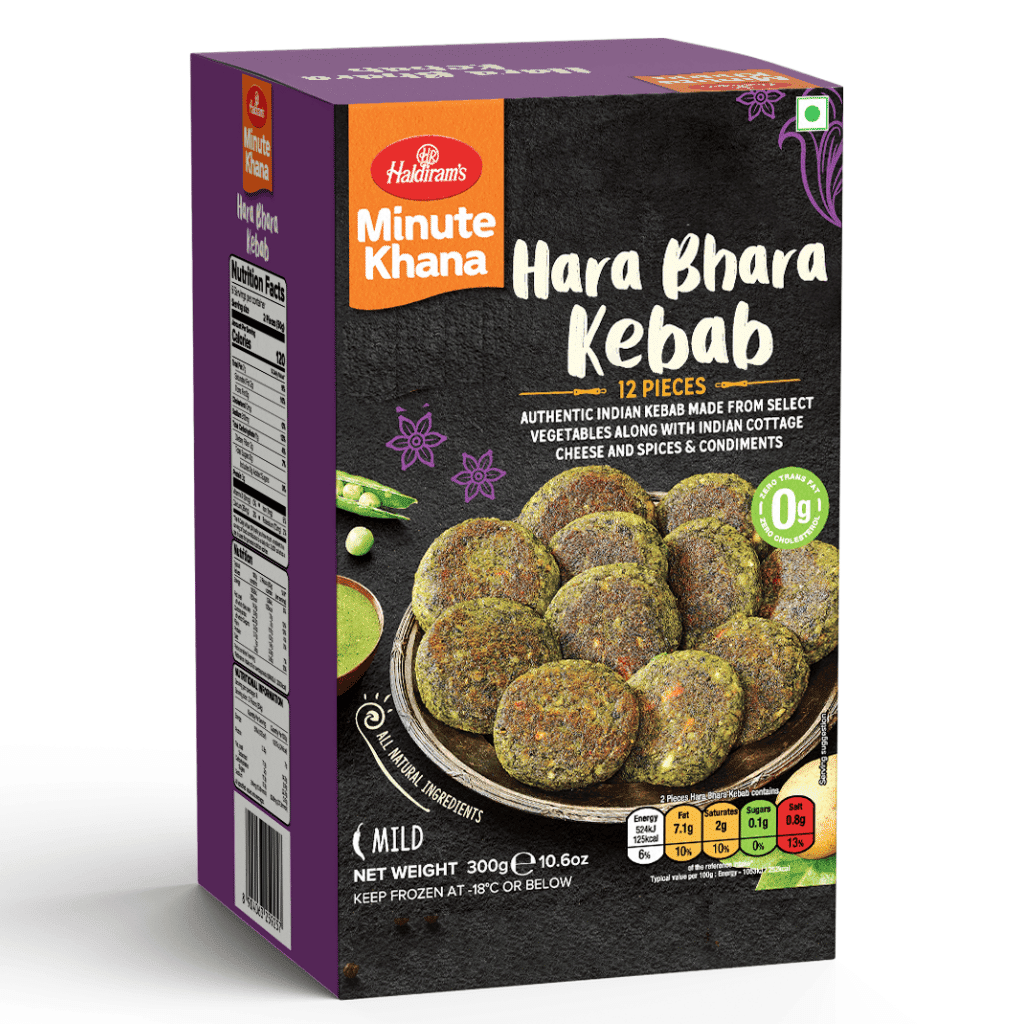 Haldiram’s Hara Bhara Kebab, 12pcs Frozen 10.6 oz