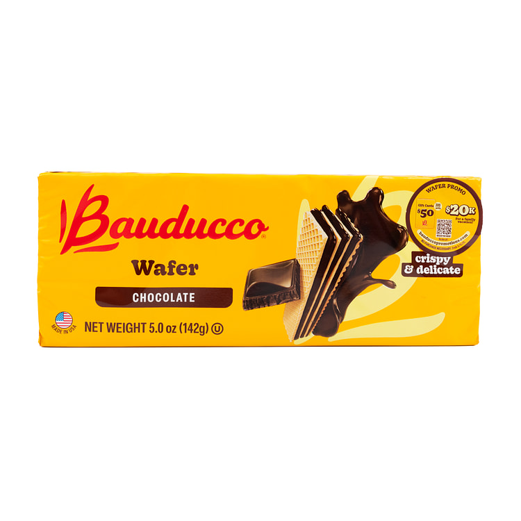 Wafers de Chocolate Bauducco 5 oz