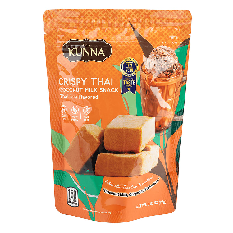 KUNNA CRISPY THAI COCONUT MILK - THAI TEA 25 g