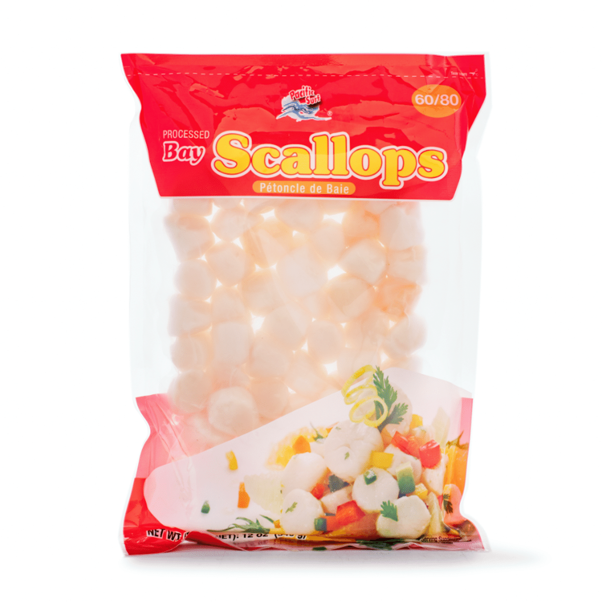 Pacific Surf Scallop Meat, Frozen 12 oz