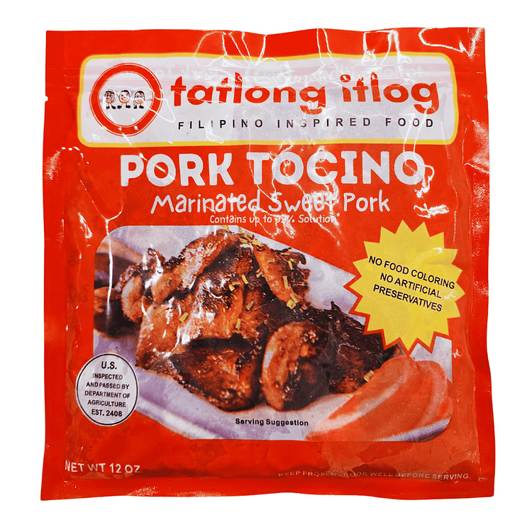 Tatlong Itlog Pork Tocino (Marinated Sweet Pork) 12 oz