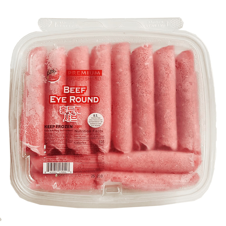 Premium Shabu Shabu Beef Eye Round 0.8-1.2 lb