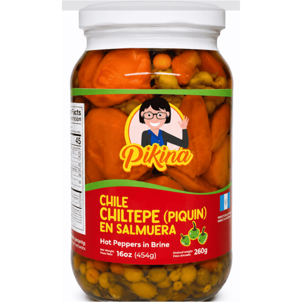 Pikina Chile Chiltepe en Salmuera 16 oz