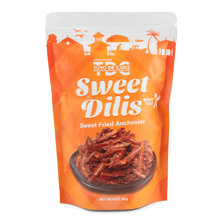 Lorna's Gourmet Tuyo De Capiz Sweet Dilis 85 g
