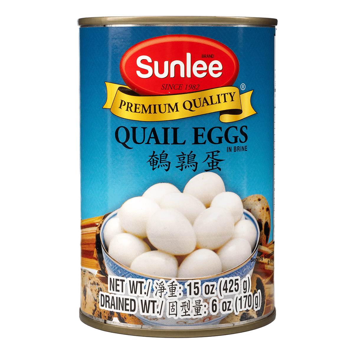 Sunlee Quail Egg in Brine 15 oz*24 pack