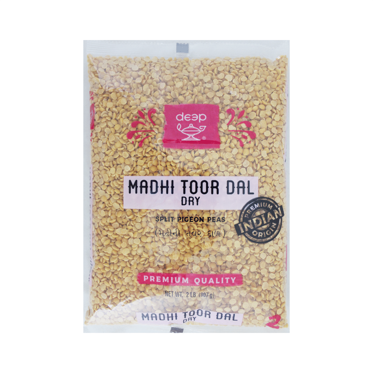 Deep Madhi Toor Dal (Split Pigeon Peas) 2 lb